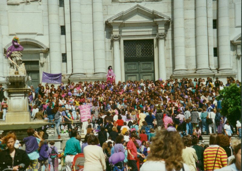 1 A Go F 304 Frauenstreik 1991 St Ursen